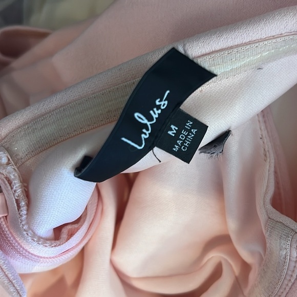 Elegant Perception Light Pink Off-the-Shoulder Bow Maxi Dress - Picture 9 of 9